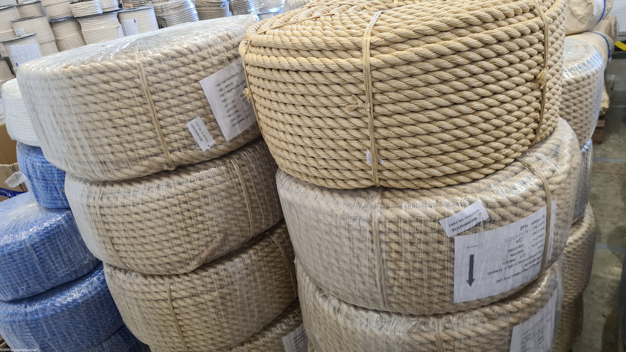 Ready Coil. 220MTR PP Rope 36MM Brown - WebShop