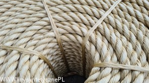Ready Coil. 220MTR PP Rope 24MM Brown (Like Natural Rope)