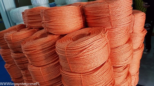 Orange PP Rope from www.syntheticropes.eu