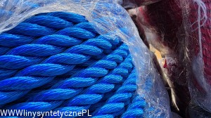 PP Multifilament Rope Twisted 18MM Blue per meter