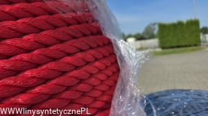 Ready Coil 220MTR PP Multifilament Rope Twisted 16MM Red